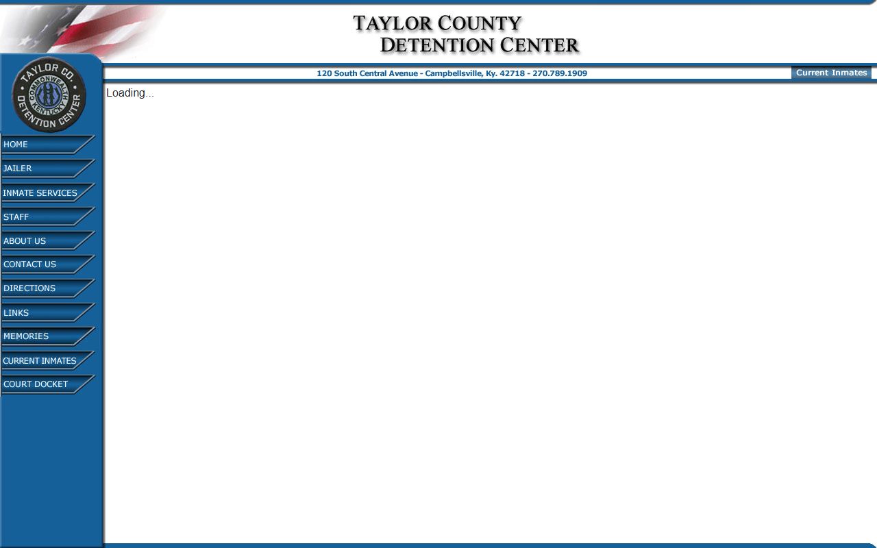 Taylor County Detention Center current inmates roster for Taylor County inmate population search